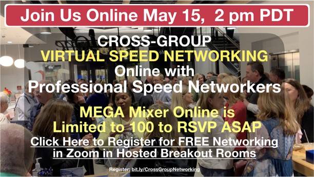 Online Speed Networking Event, May 15