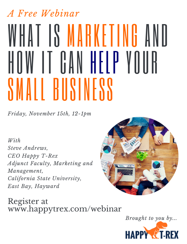 Free Marketing Webinar for Small Business, November 15
