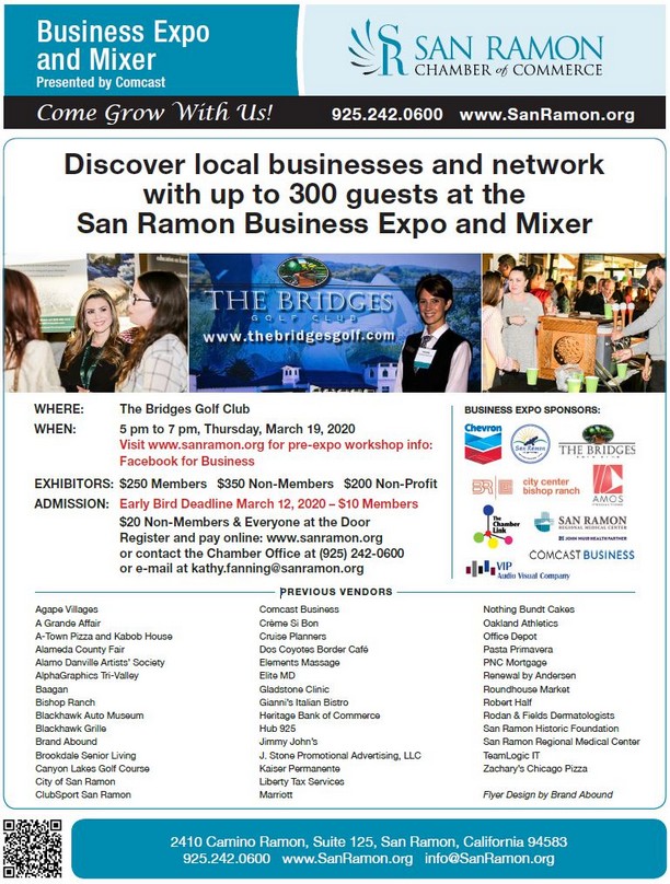 San Ramon Business Expo and Mixer, March 19